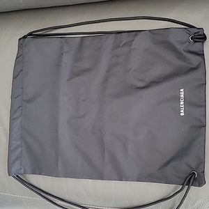 Balenciaga drawstring nylon backpack